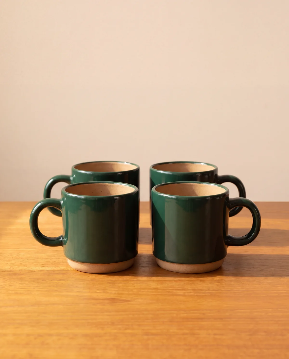 Stoneware Mug Bundle, 4-part set